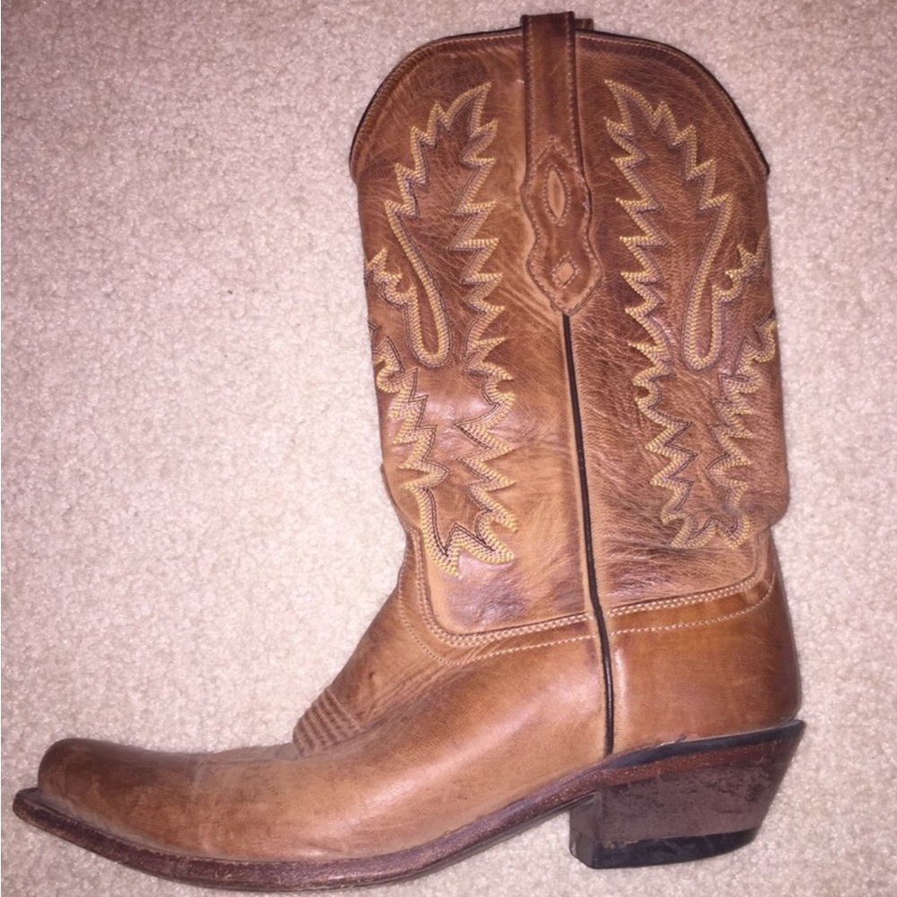 Brown Western Cowboy Boots